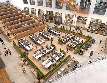 Malatya Belediyesi | İç Avlu Okuma Salonu